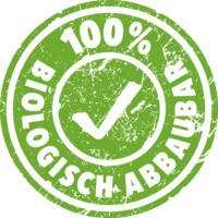 Stempel 100% biologisch abbaubar